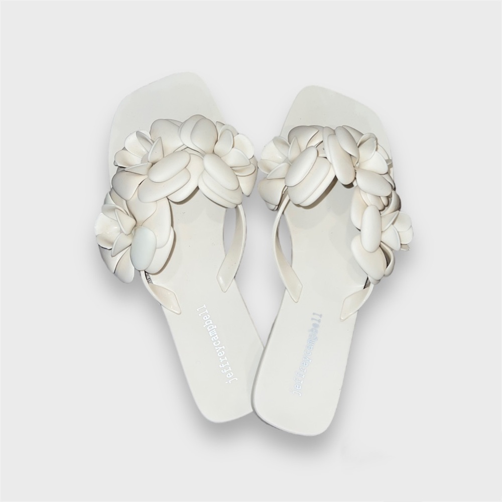 Never Worn Jeffrey Campbell Fleuris Jelly Flip Flop